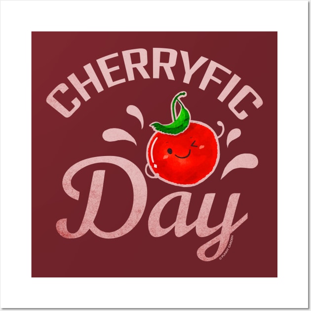 Cherryfic Day Wall Art by punnygarden